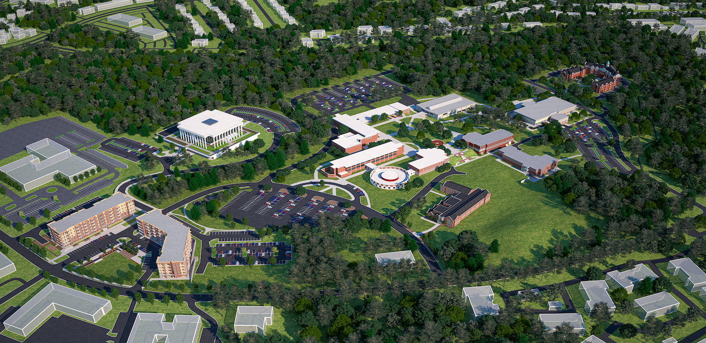 Digital rendering of Mercer's Atlanta Campus